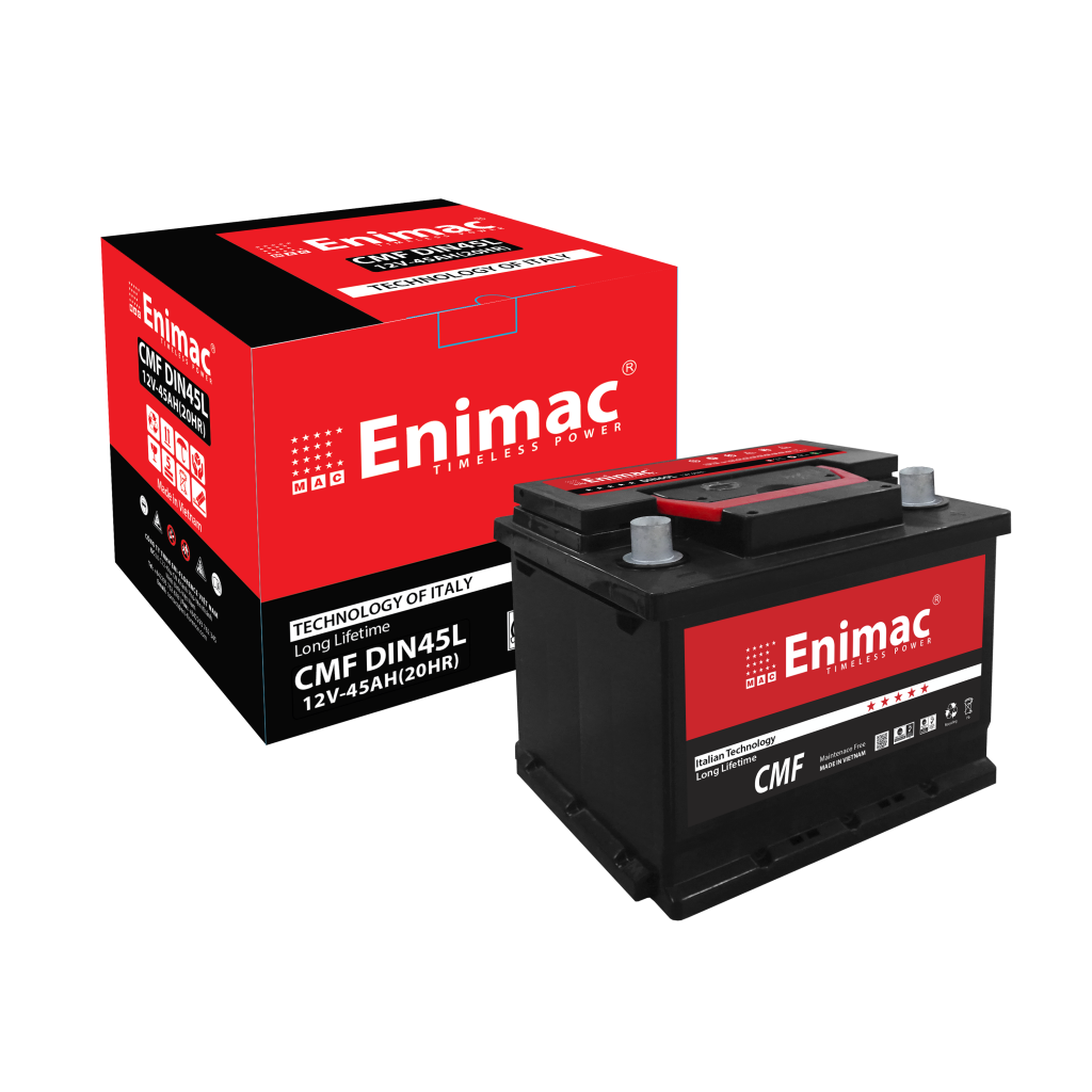 Ắc quy Enimac DIN45 (12V-45AH)