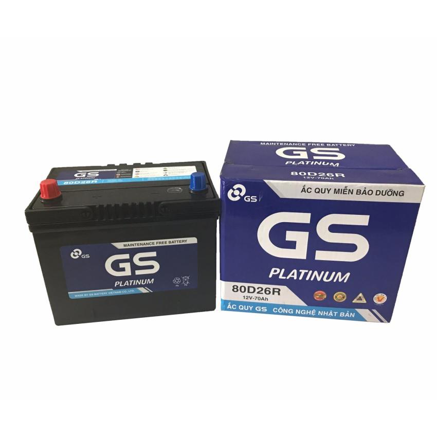 Ắc quy GS 70Ah MF80D26R